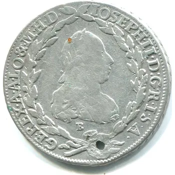 Josef II. 20 Kreuzer 1779/B/SK-PD. Kremnica. Ag.