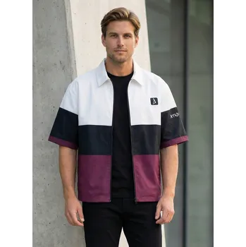 Pánská košile Pánská košile premium ALTISPORT VOJ/ALM051KOS01 VÍNOVÁ XXXL