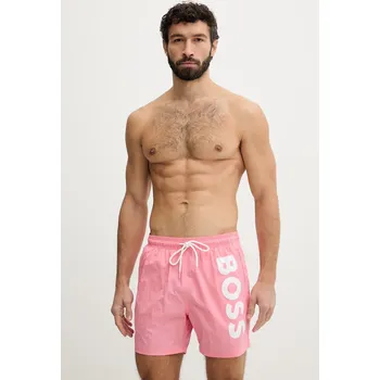 Plavkové šortky BOSS 50514502 růžová 03X, vel. L