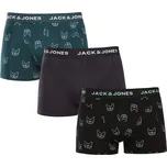 3PACK pánské boxerky Jack and Jones vícebarevné (12275817)