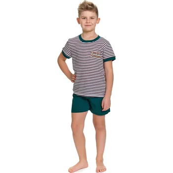 Chlapecké pyžamo Chlapecké pyžamo DOCTOR NAP PDU.7405 CHOCO GREEN 146/152 0