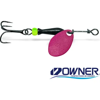 Umělá nástraha Rotačka Jigovky.cz Classic 000 Fluo Pink (Black/Chartreuse body)