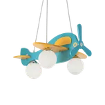 Závěsné svítidlo Ideal lux 136325 AVION-1 SP3 3xE14 40W žlutá / modrá