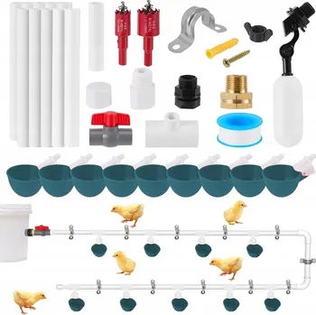 napáječka pro hospodářská zvířata AUTOMATICKÁ NAPÁJEČKA PRO DRŮBEŽ, NAPÁJEČKY PRO KUŘATA K NAPÁJENÍ VODOU DO TRUBEK