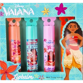 Péče o rty DISNEY. VAIANA OVOCNÝ BALZÁM NA RTY. TYČINKA 4 KUSŮ. 4 x 2,8 g