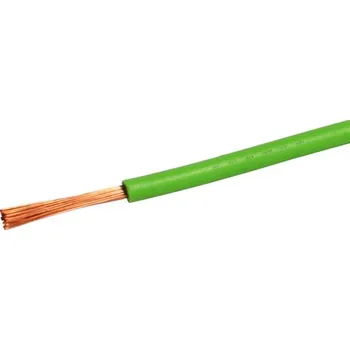 elektrický kabel H05V-K LgY 1x0,5 GR vodič zelený