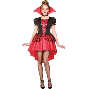 Amscan Dámský kostým UPÍR červeno-černý M