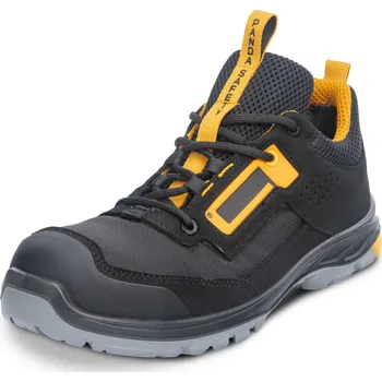 Pracovní obuv PANDA PRIMO S1PS ESD LG SR / Bezpečnostní polobotka S1PS ESD LG SR - černá/oranžová 35