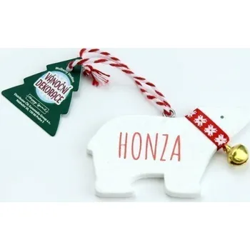 Vánoční dekorace Vánoční dekorace lední medvěd HONZA