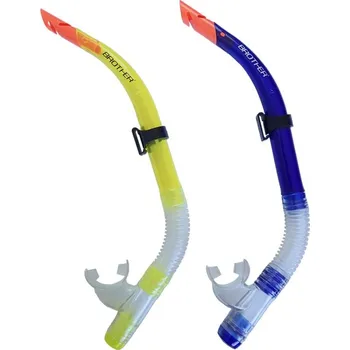 Sport šnorchl ACRA s vyfukovacím ventilem a krytkou