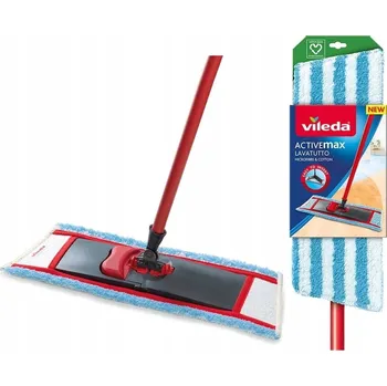 mop Plochý mop Vileda Active Max s tyčí 130 cm