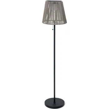 Stojací lampa 730185 - Tchibo - Dobíjecí solární stojací lampa - barva: černá