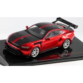 autíčko Ford Mustang CTO 2025 červená 1:43 Ford Mustang - kovový model