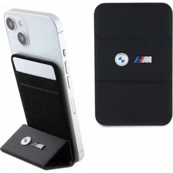 Módní doplněk BMW stojánek na karty BMW Wallet Cardslot Collection MagSafe M Edition - Magnetická peněženka s funkcí stojánku (černá)
