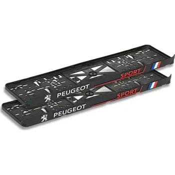 Držák SPZ 3D Podložka pod SPZ PEUGEOT SPORT (2ks)