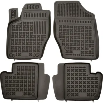 autokoberec Rezaw-Plast gumové koberečky černé s vyšším okrajem Citroen C4, 04- pro vozidla bez hasicího přístro