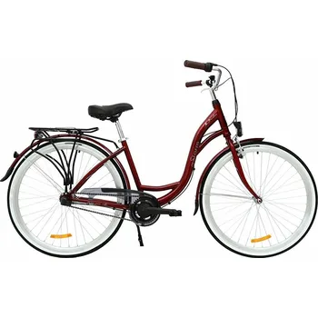 Městské kolo kolo STORM Barcelona 28" 3sp. 19" bordó