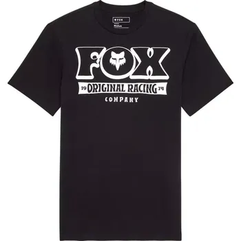 Pánské oblečení Fox Banner Premium Tee black M