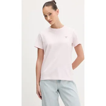 Pánské tričko Tričko Guess Jeans W4YI10.J1314 růžová 03X, vel. S