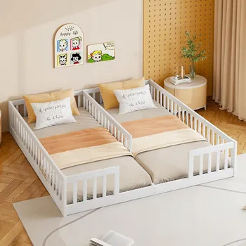 Postel Jednolůžková dřevěná postel Arhatreya 90x200 cm bílá