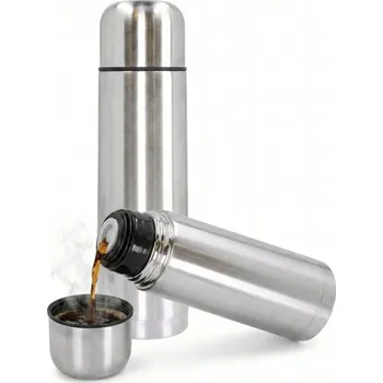 Termoska Termoska Cadro Termoska láhev turistická 1 l cestovní 1 l stříbrná