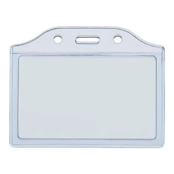 Visačka na 2 karty 5,5 x 9,0 cm - měkká, čirá, 50 ks