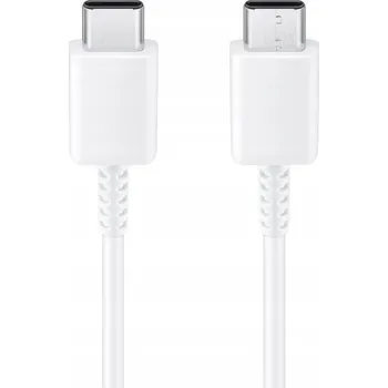 Datový kabel Kabel Samsung USB-C - USB-C 1 m bílý