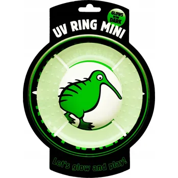 Hračka pro psa Kiwi Walker Let's Play GLOW RING Mini - Svítící kroužek pro psy
