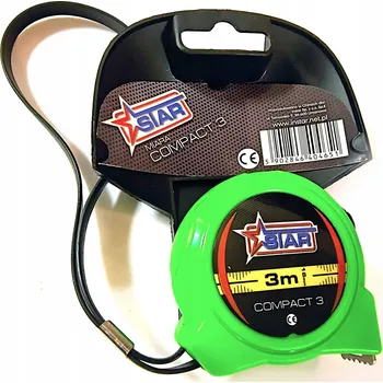 metr Svinovací metr 3m univerzální s automatickou aretací STAR COMPACT3