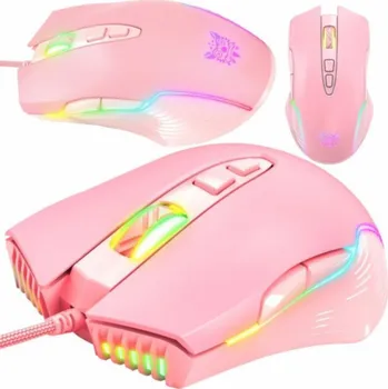 Herní myš ONIKUMA CW905 růžová