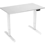 AlzaErgo Table ET1 NewGen bílý + deska 120×80 cm lamino bílá