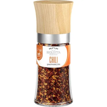 Koření Biolotta Chilli drcené mlýnek 50 g bio