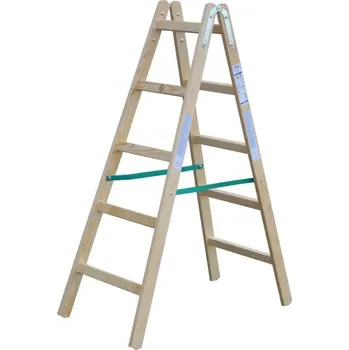 Žebřík M.A.T. Group ŽEBŘÍK dřevěný malířský PROFI 5.př. NELAKOVANÝ /716984/