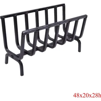 Rošt do krbu a kamen Krbový rošt-kovový 48x20