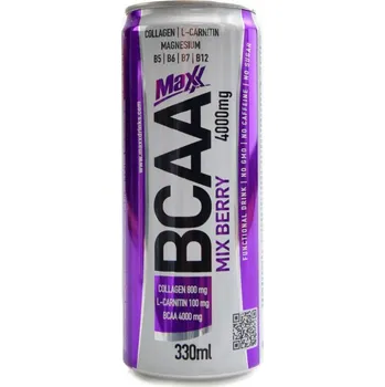 Aminokyselina Maxx drinks Maxx drink BCAA drink 330 ml - mix berry