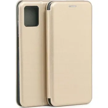 Pouzdro na mobilní telefon Flipové pouzdro Beline pro Motorola Moto G32 zlaté