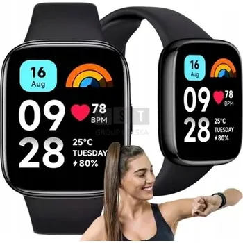 Chytré hodinky Chytré Hodinky Xiaomi Redmi Watch 3 Active Černé