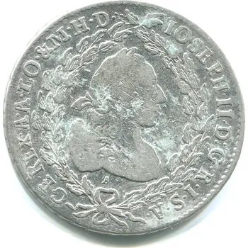 Josef II. 20 Kreuzer 1768/A/IC-SK. Wien. Ag.