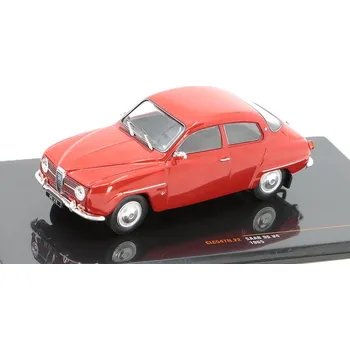 autíčko Saab 96 V4 1965 červená 1:43 Saab-96 V4 - kovový model