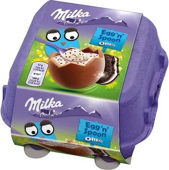 Cukrovinka Milka Velikonoční vejce s Oreo krémem 4 ks, 136 g