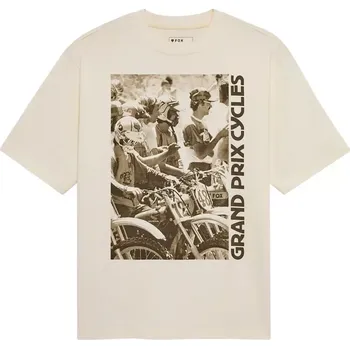 Pánské oblečení Fox Circa 74 Oversized Tee off white XL