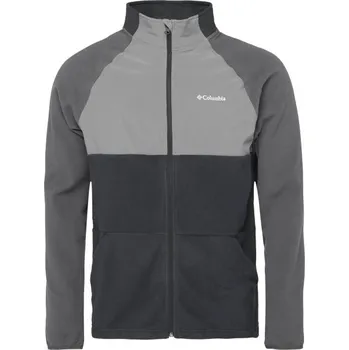 Pánské oblečení Pánská fleecová mikina Columbia VITAL VALLEY LW FLEECE M Černá, Šedá, Tmavě šedá, Bílá