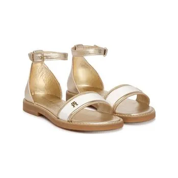 Dámské sandále Sandály Tommy Hilfiger T4A2-34431-0517 S Zlatá 34