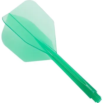 Příslušenství pro šipky Letky CONDOR ZERO Stress Small Clear Green Long