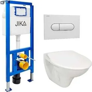 Závěsný WC set Jika Nila do lehkých stěn / předstěnový KMPLJIKASWR
