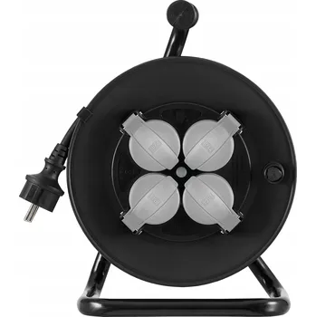 Napájecí kabel Lena Lighting 612404 Prodlužovací Kabel bubnový 3G2,5MM2 IP44 25 m 4x zásuvka