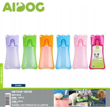 Láhev Přenosná láhev na vodu pro psa, 500 ml