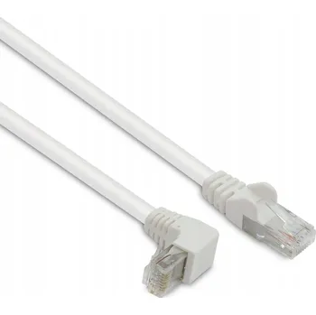 Síťový kabel Ethernetový kabel RJ45 CAT 5e samec/samec úhlový - UTP 0,5 m