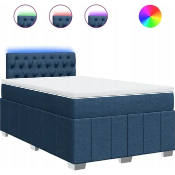 Postel Jednolůžková dřevěná postel VidaXL 120x190 cm bílá