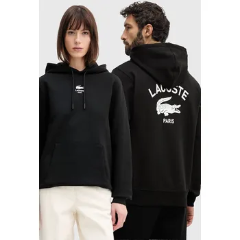 Pánská mikina Bavlněná mikina Lacoste SH2740 černá 99A, vel. M